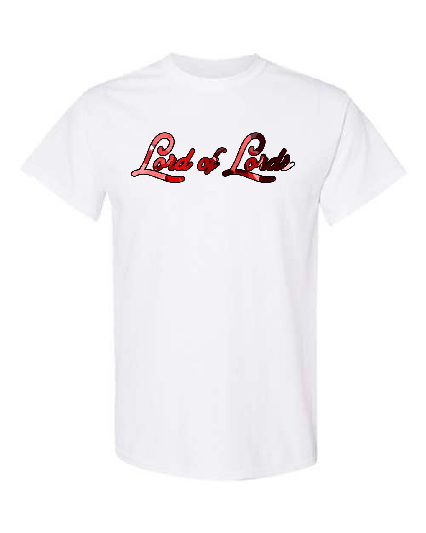 Lord of Lords Brand Red Logo White Shirt