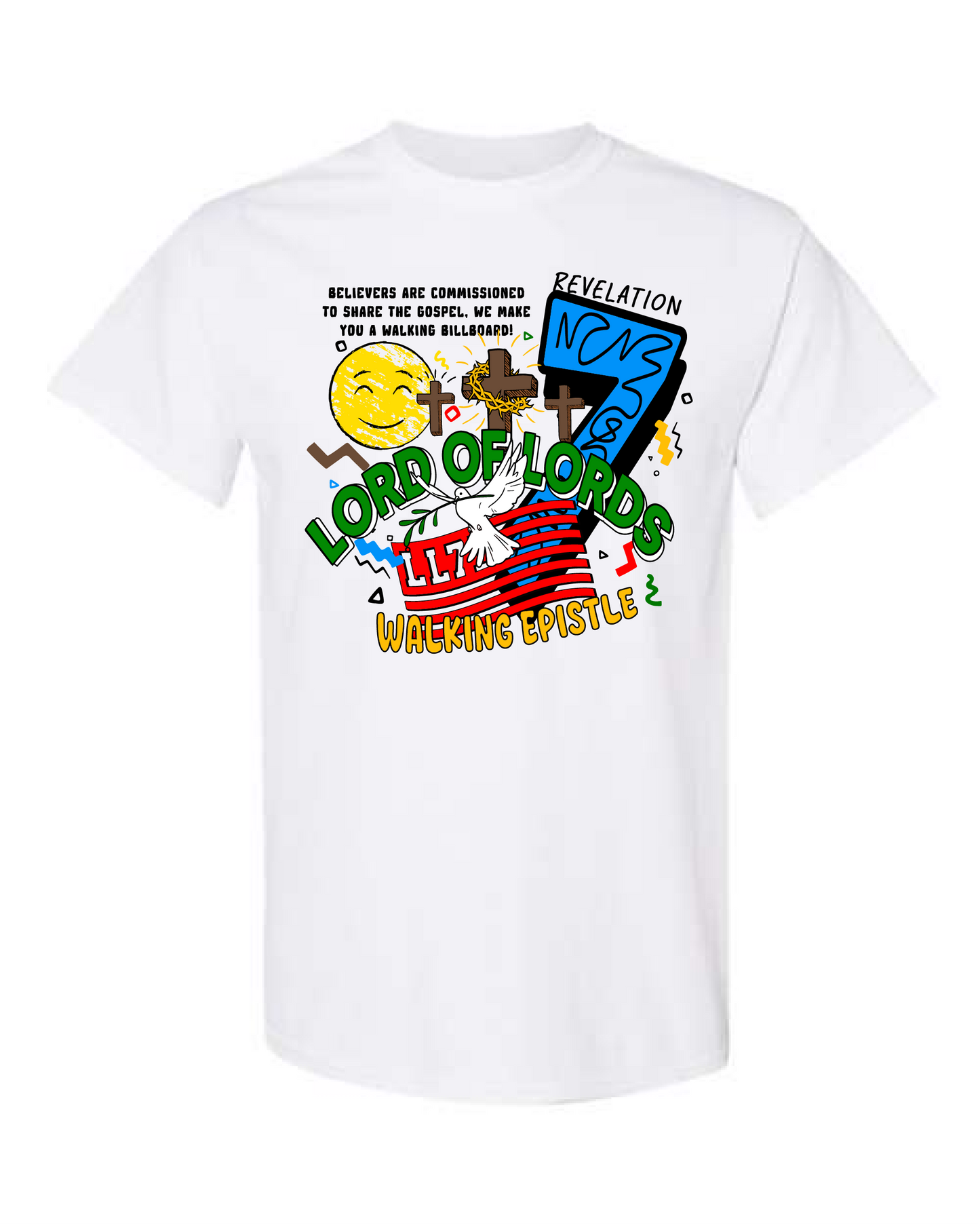 Lord of Lords Brand 7 Theme White Shirt
