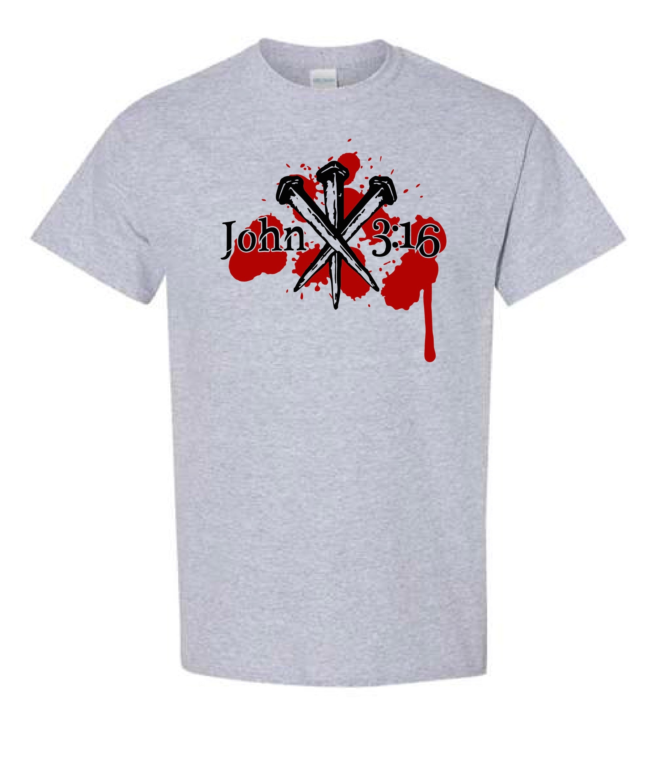 John 3:16 Lord of Lords Gray Shirt