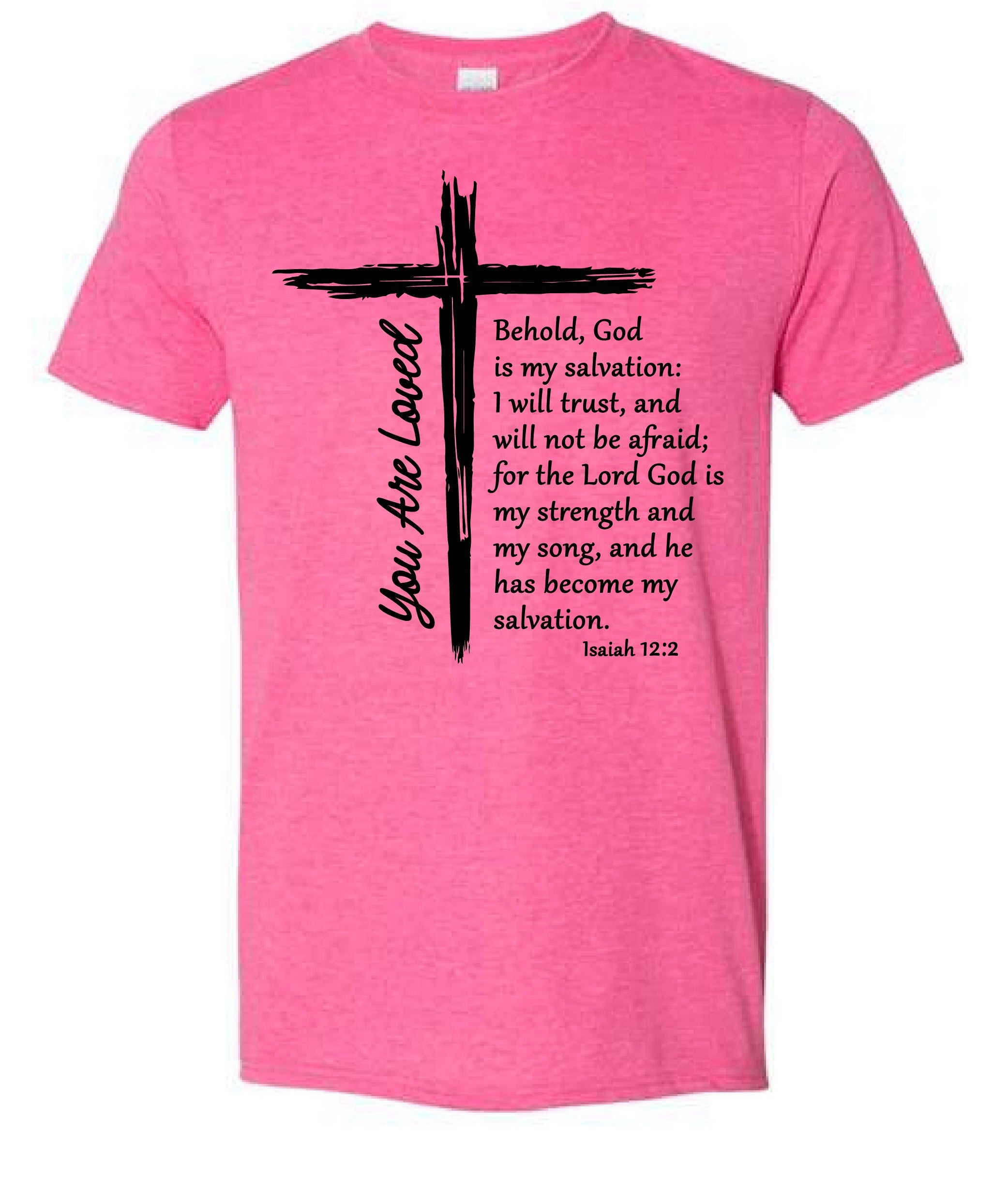 You Are Loved Lord of Lords Heather Pink Shirt