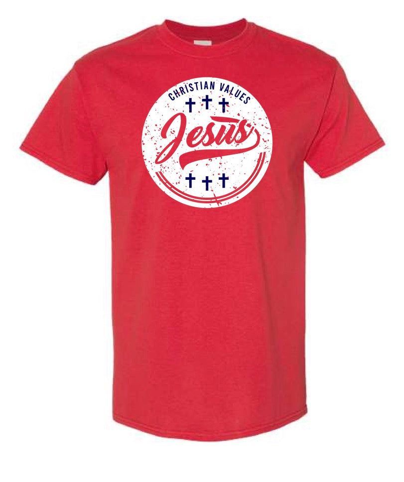 Christian Values Lord Of Lords Red Heather Shirt
