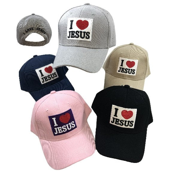 I ❤️Jesus - Baseball Caps 5 Colors 1 size fits all
