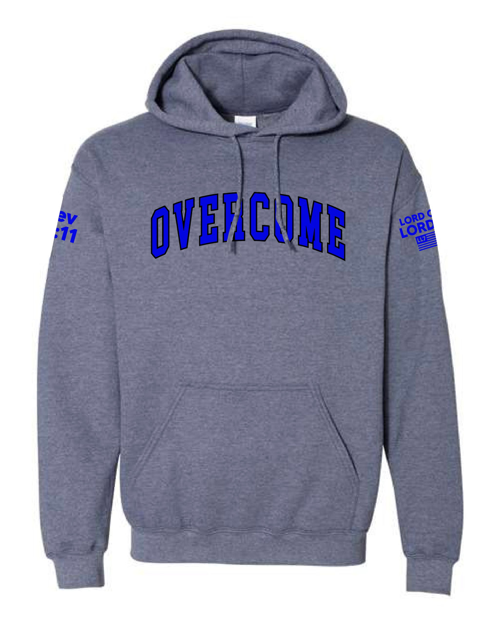 Overcome Lord of Lords Heather Navy Hoodie