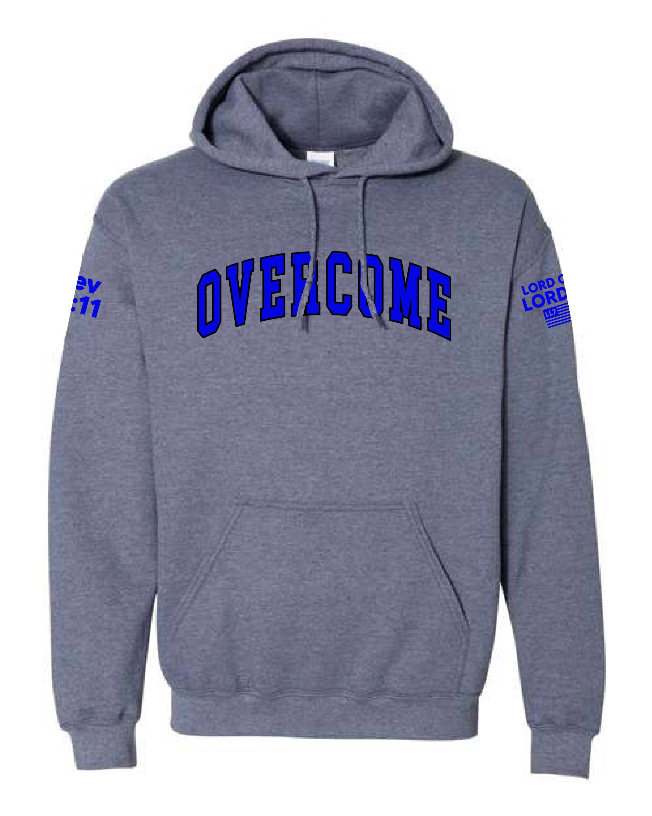 Overcome Lord of Lords Heather Navy Hoodie