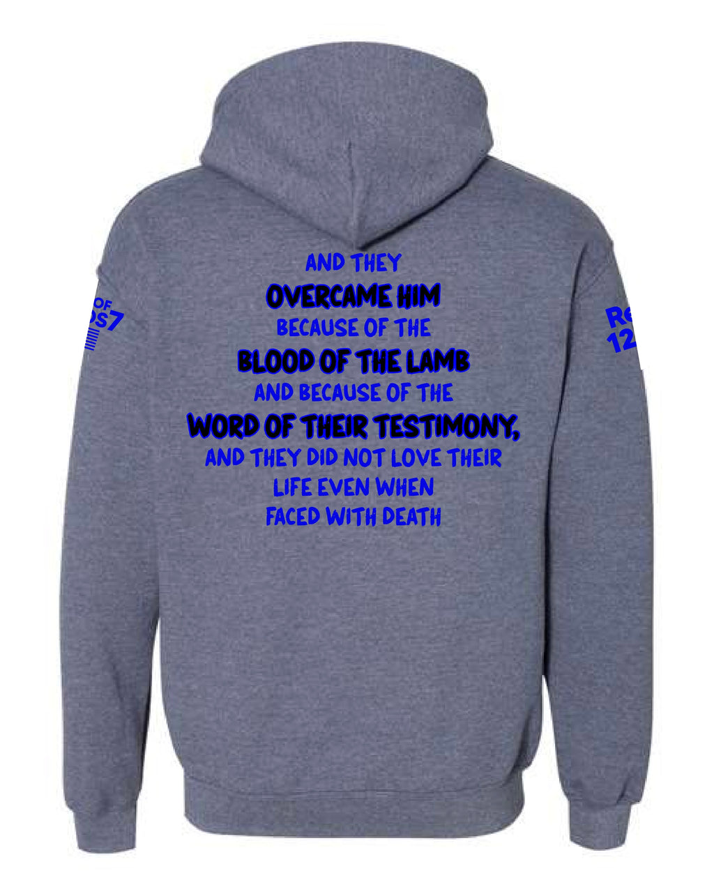 Overcome Lord of Lords Heather Navy Hoodie