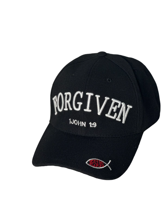 Forgiven (1John 1:9) - Baseball Caps 5 Colors 1 size fits all